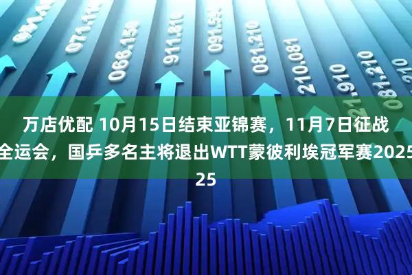 万店优配 10月15日结束亚锦赛，11月7日征战全运会，国乒多名主将退出WTT蒙彼利埃冠军赛2025